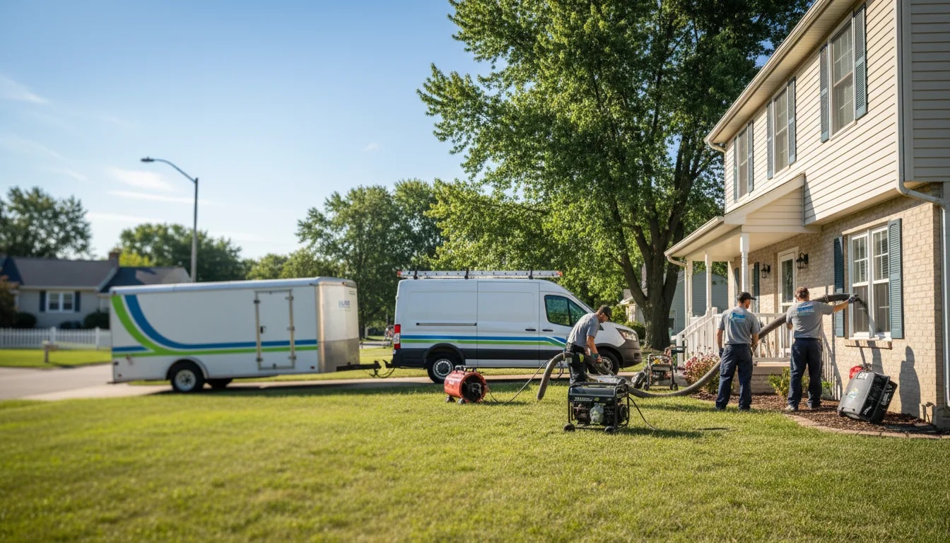 Flooded Basement Restoration And Cleanup With Repair in Floyd, IA near me